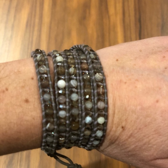 Chan Luu wrap bracelet semi precious stones - Picture 4 of 5